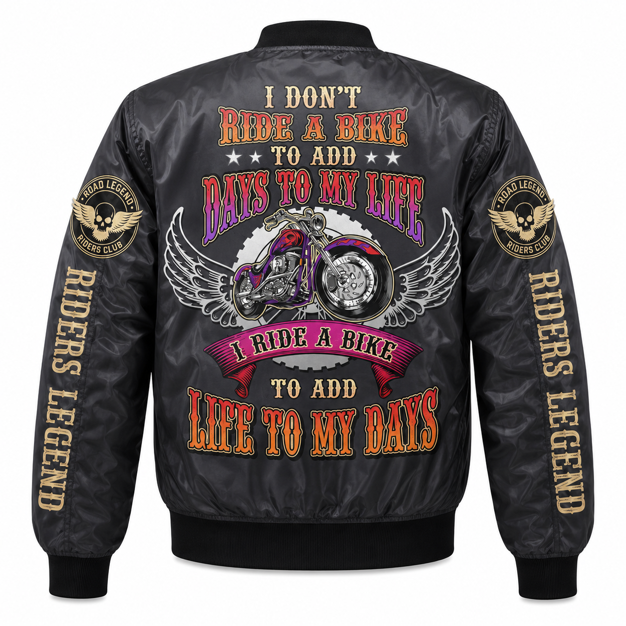 Riders Legend Bomber Jacket Design 3D Full Printed RL11