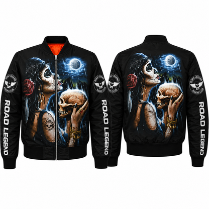 Riders Legend Bomber Jacket Design 3D Full Printed RL1
