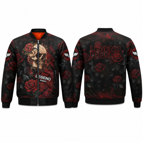 Riders Legend Bomber Jacket Design 3D Full Printed RL10