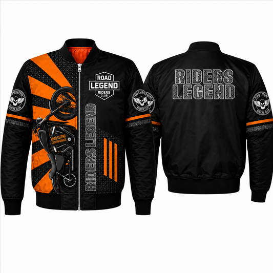 Riders Legend Bomber Jacket Design 3D Full Printed RL4