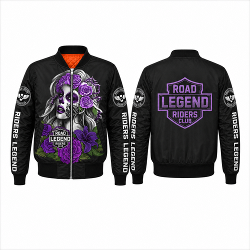 Riders Legend Bomber Jacket Design 3D Full Printed RL9