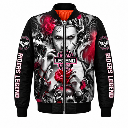 Riders Legend Bomber Jacket Design 3D Full Printed RL5