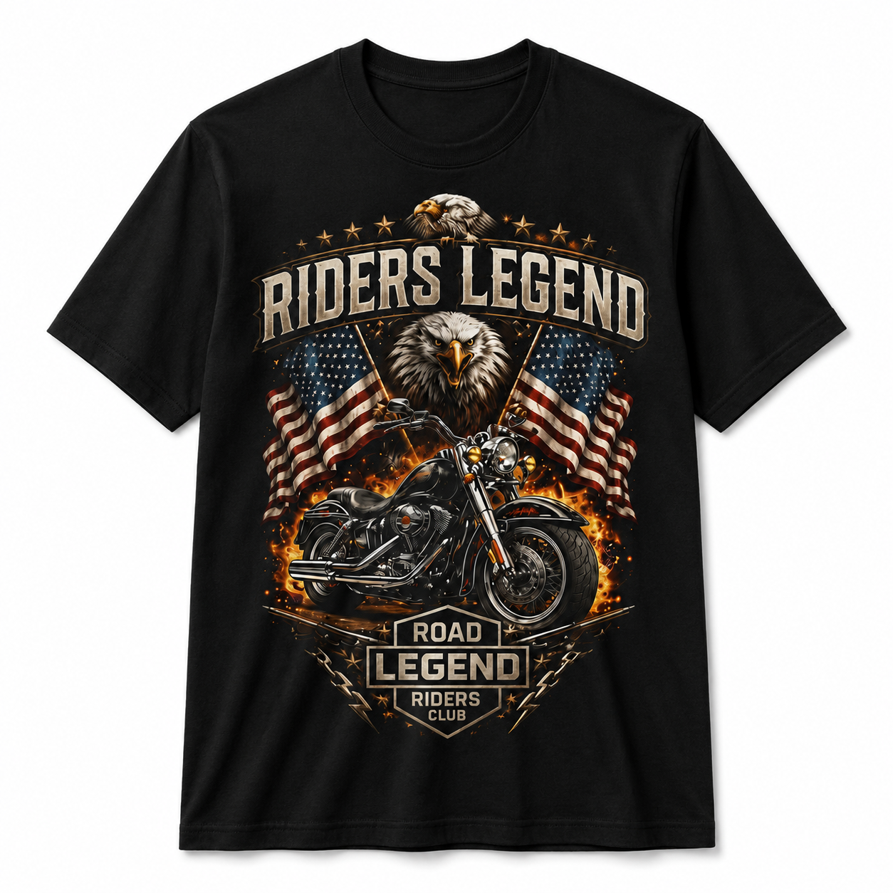 Road King Touring Legend Shirt, Vintage Motorcycle Biker Graphic Tee