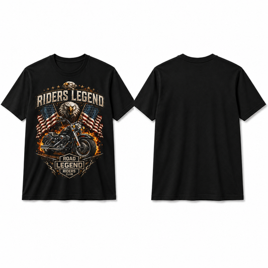 Road King Touring Legend Shirt, Vintage Motorcycle Biker Graphic Tee