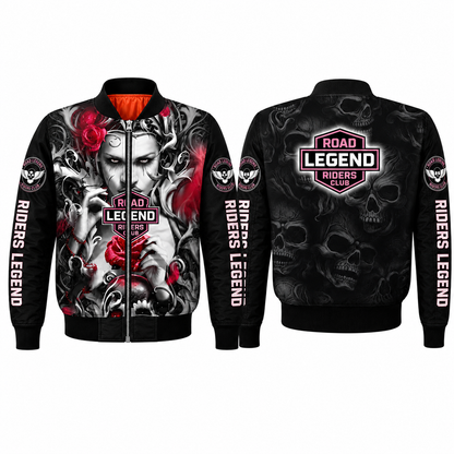 Riders Legend Bomber Jacket Design 3D Full Printed RL5