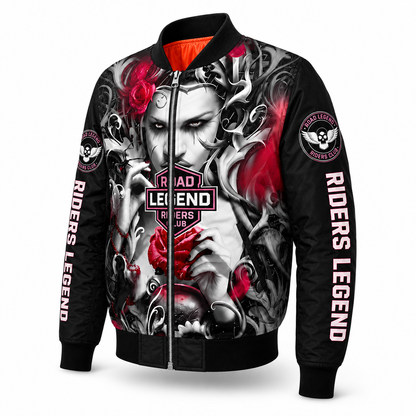 Riders Legend Bomber Jacket Design 3D Full Printed RL5
