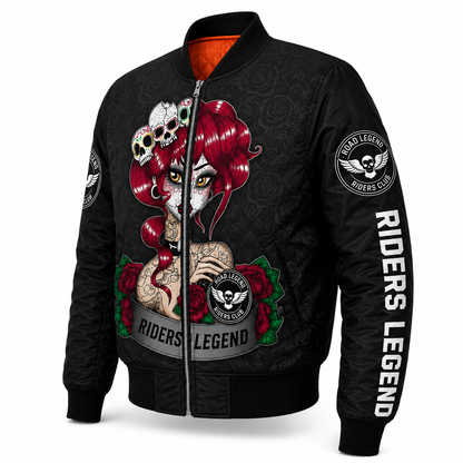 Riders Legend Bomber Jacket Design 3D Full Printed RL6
