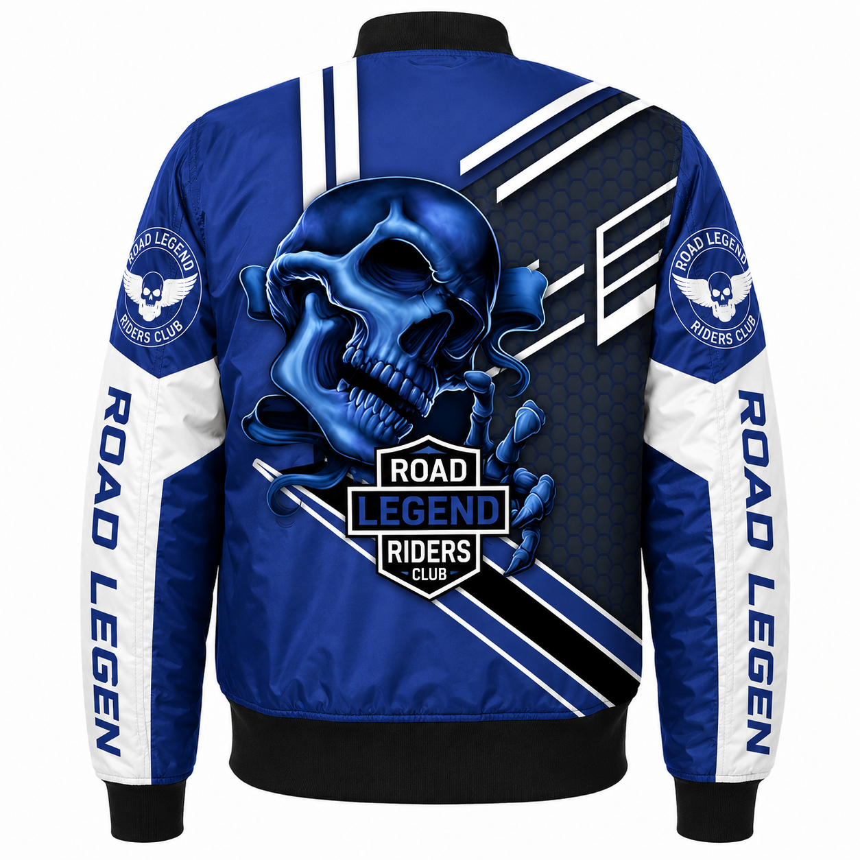 Riders Legend Navy Bomber Jacket Design 3D Full Printed RL2