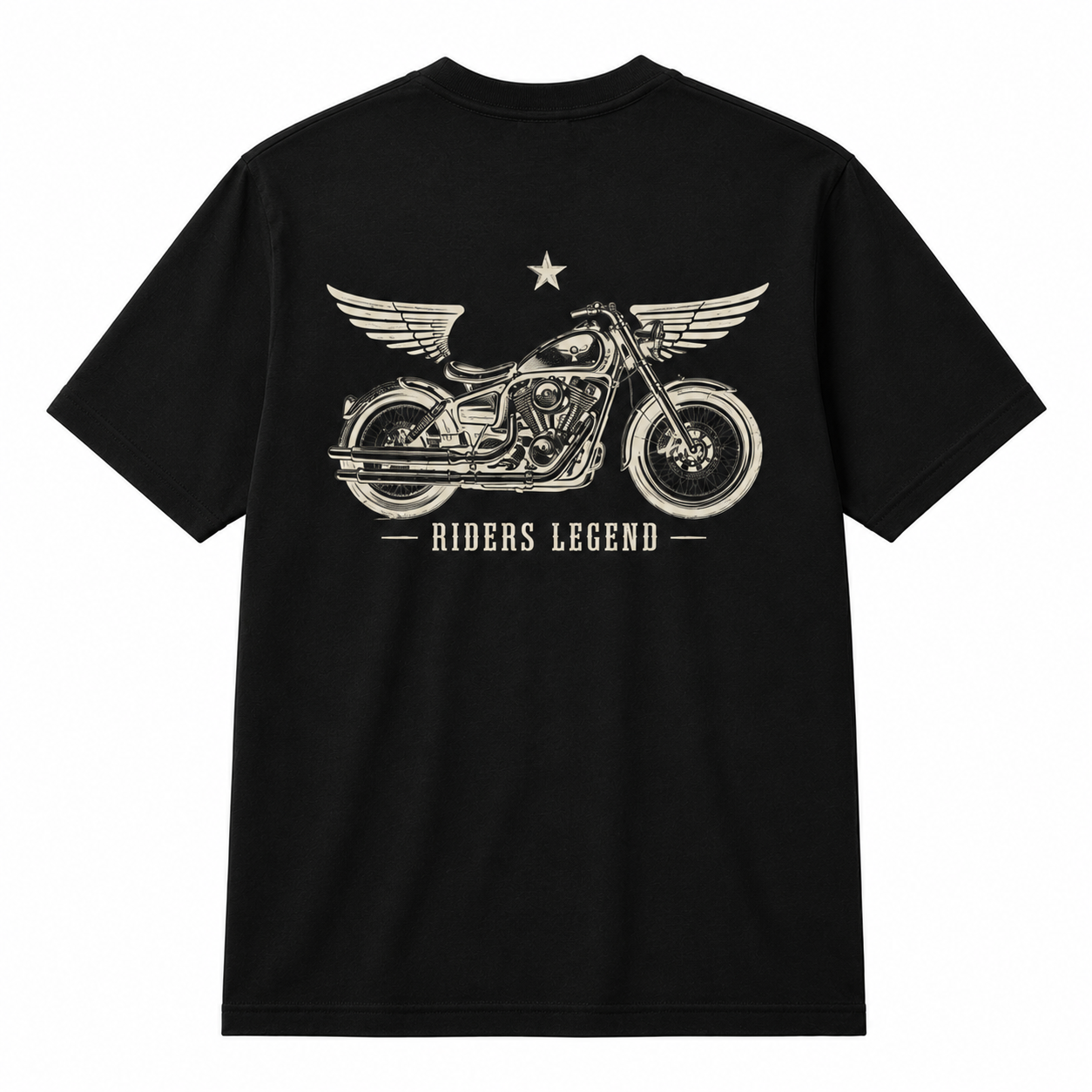 Riders Legend Iron Wings Motorcycle T-Shirt