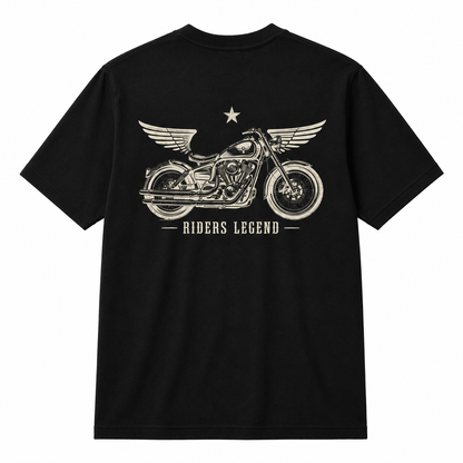 Riders Legend Iron Wings Motorcycle T-Shirt