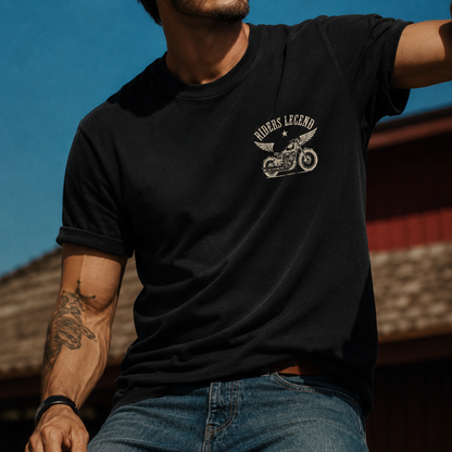 Riders Legend Iron Wings Motorcycle T-Shirt