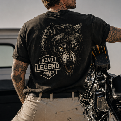 Riders Legend Vintage Wolf T-Shirt