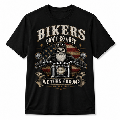 Riders Legend We Turn Chrome T-Shirt