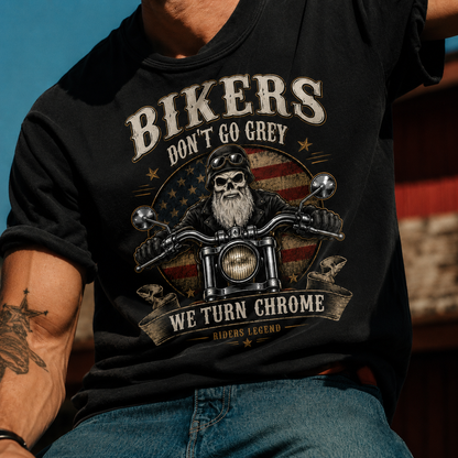 Riders Legend We Turn Chrome T-Shirt
