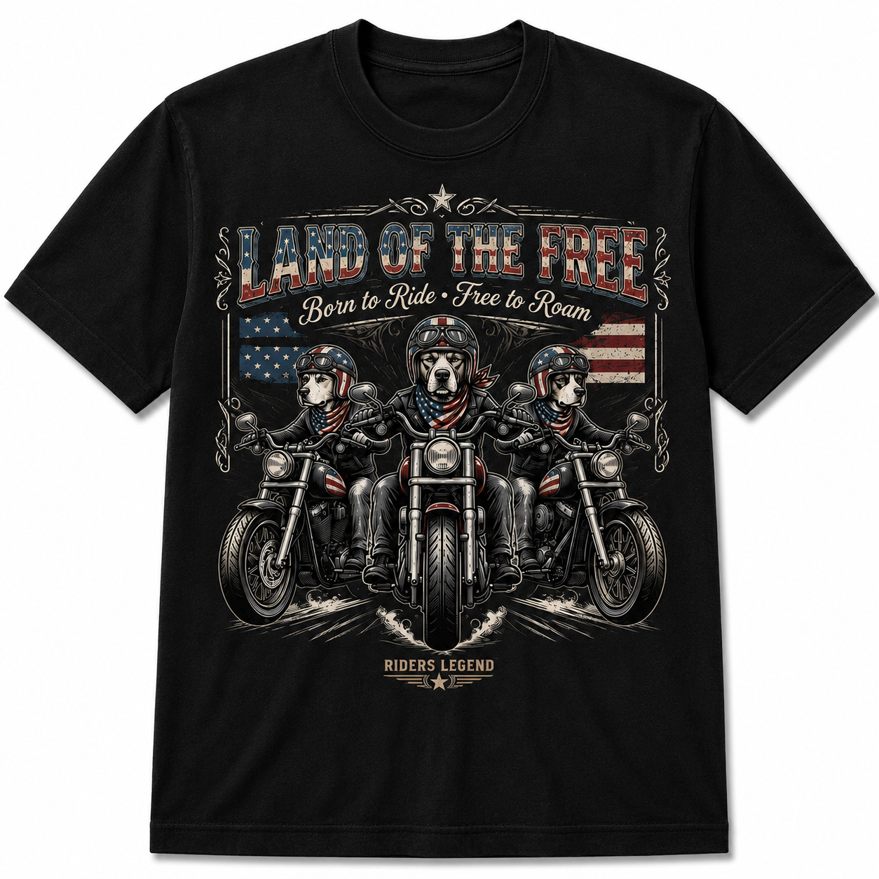 Riders Legend Free To Ride T-Shirt