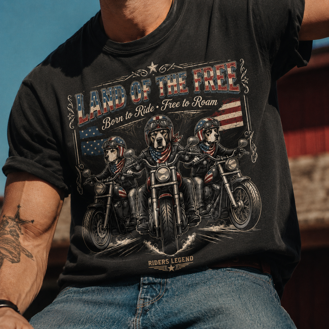 Riders Legend Free To Ride T-Shirt