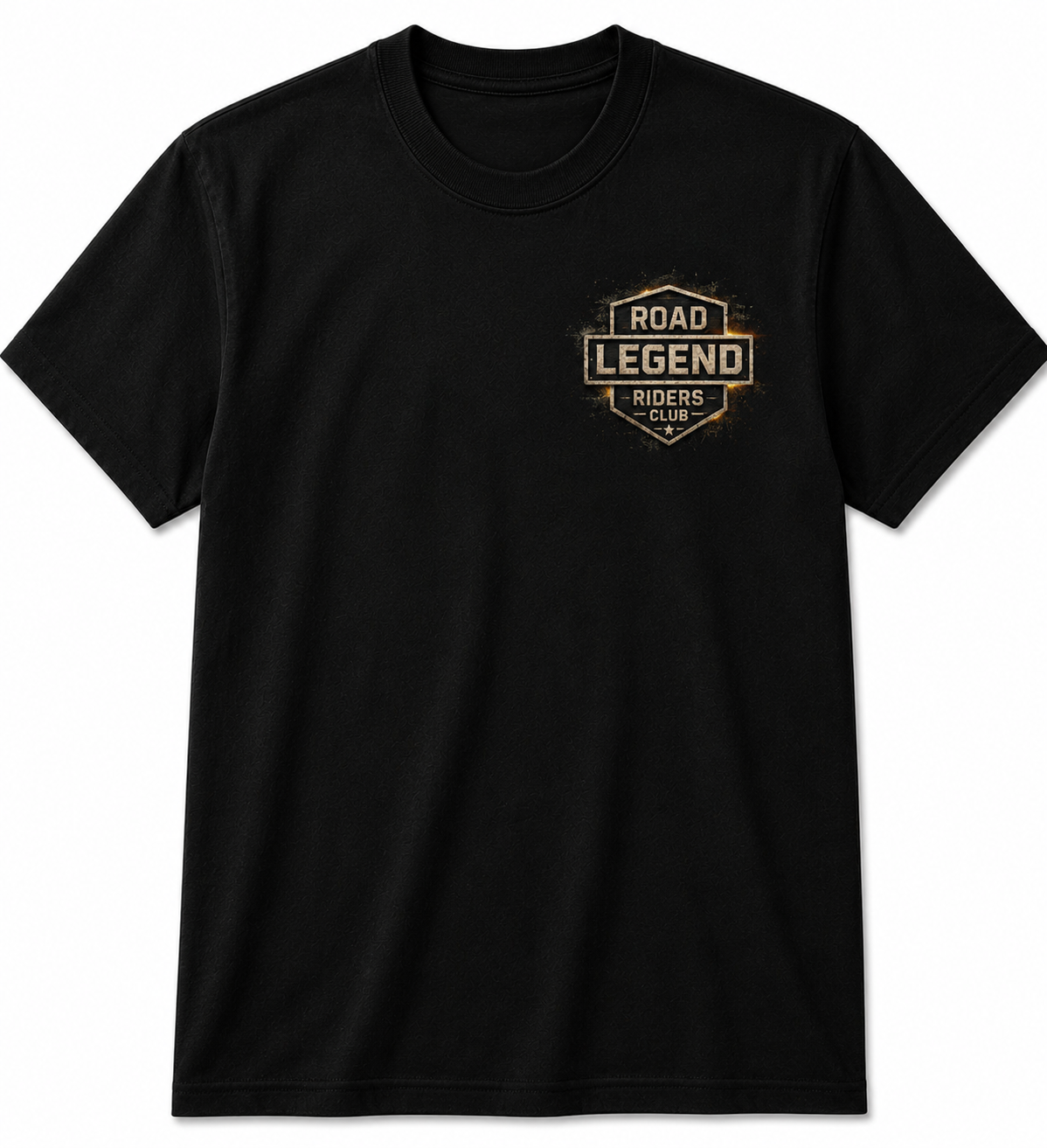 Riders Legend Live To Ride Skull Motorcycle T-Shirt