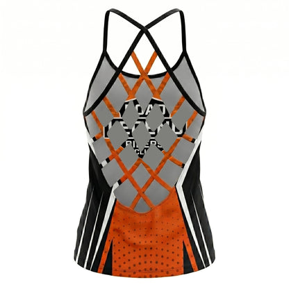 Riders Legend CRISS CROSS OPEN BACK CAMISOLE TANK TOP DESIGN RL3