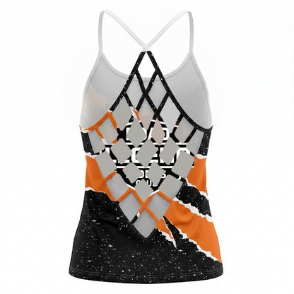 Riders Legend CRISS CROSS OPEN BACK CAMISOLE TANK TOP DESIGN RL4