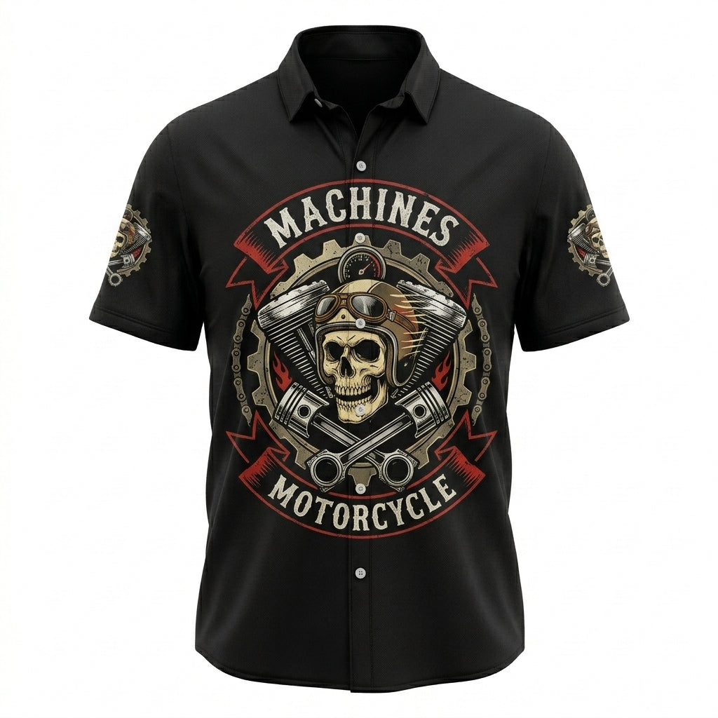 Riders Legend Motorcycles Button Shirt RL9