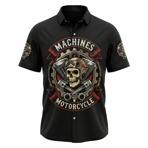 Riders Legend Motorcycles Button Shirt RL9