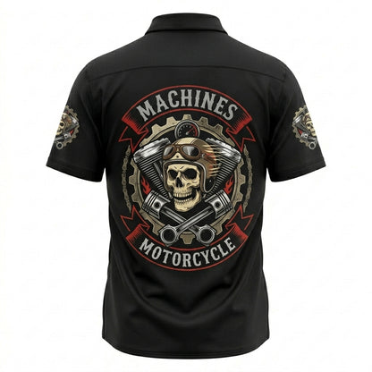 Riders Legend Motorcycles Button Shirt RL9