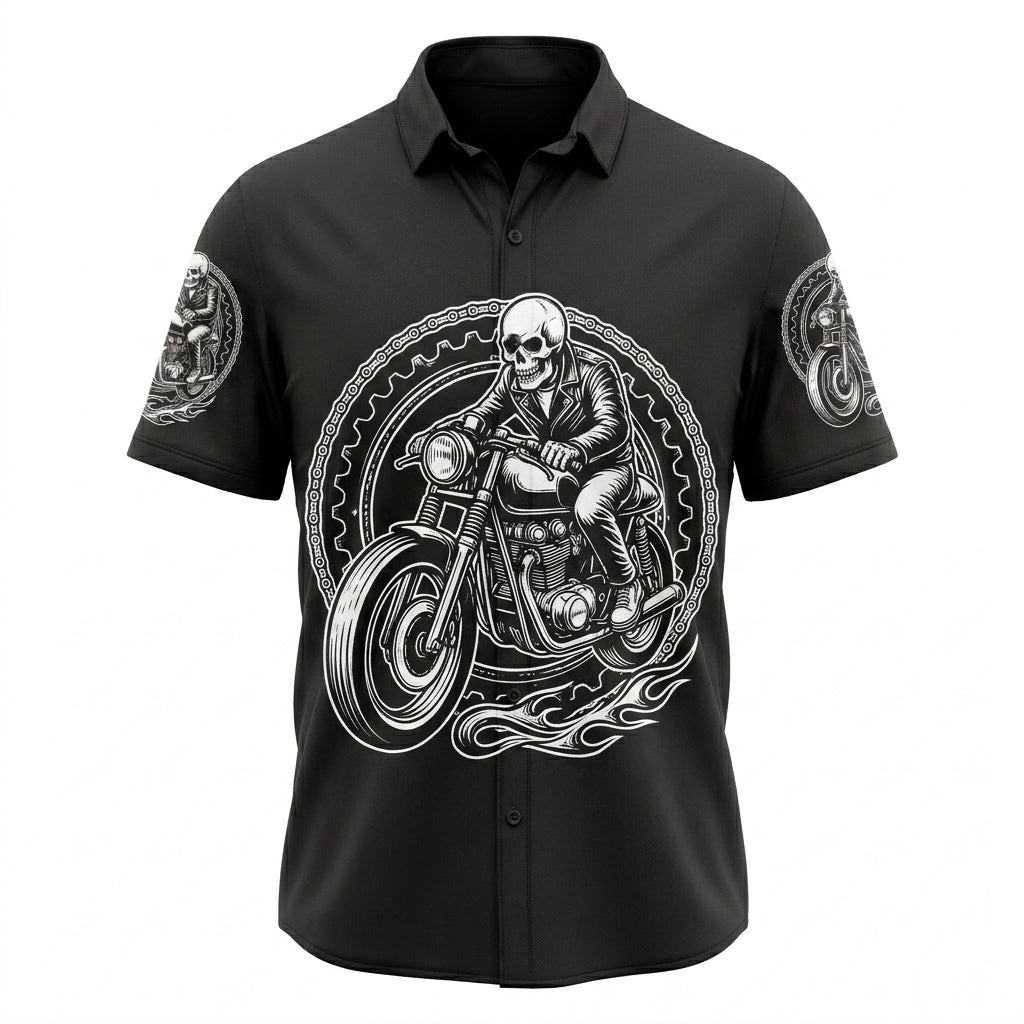 Riders Legend Motorcycles Button Shirt RL10