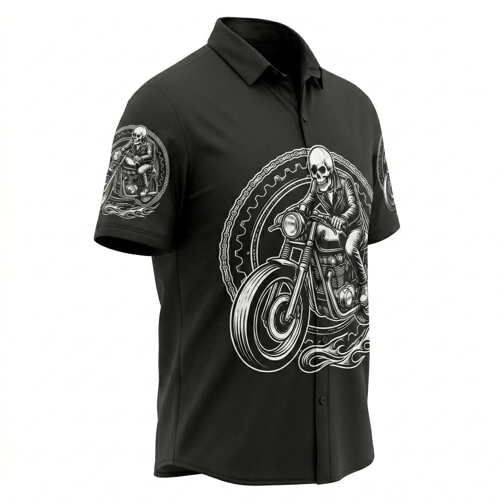 Riders Legend Motorcycles Button Shirt RL10