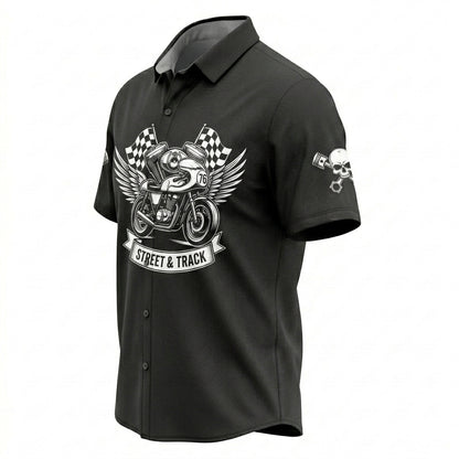 Riders Legend Motorcycles Button Shirt RL2