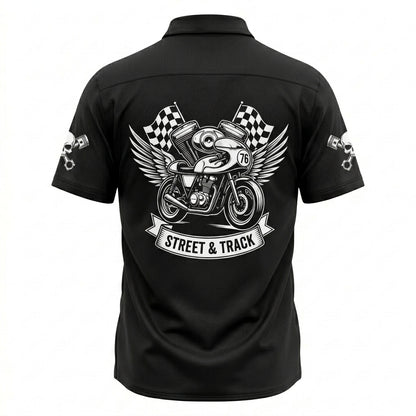 Riders Legend Motorcycles Button Shirt RL2