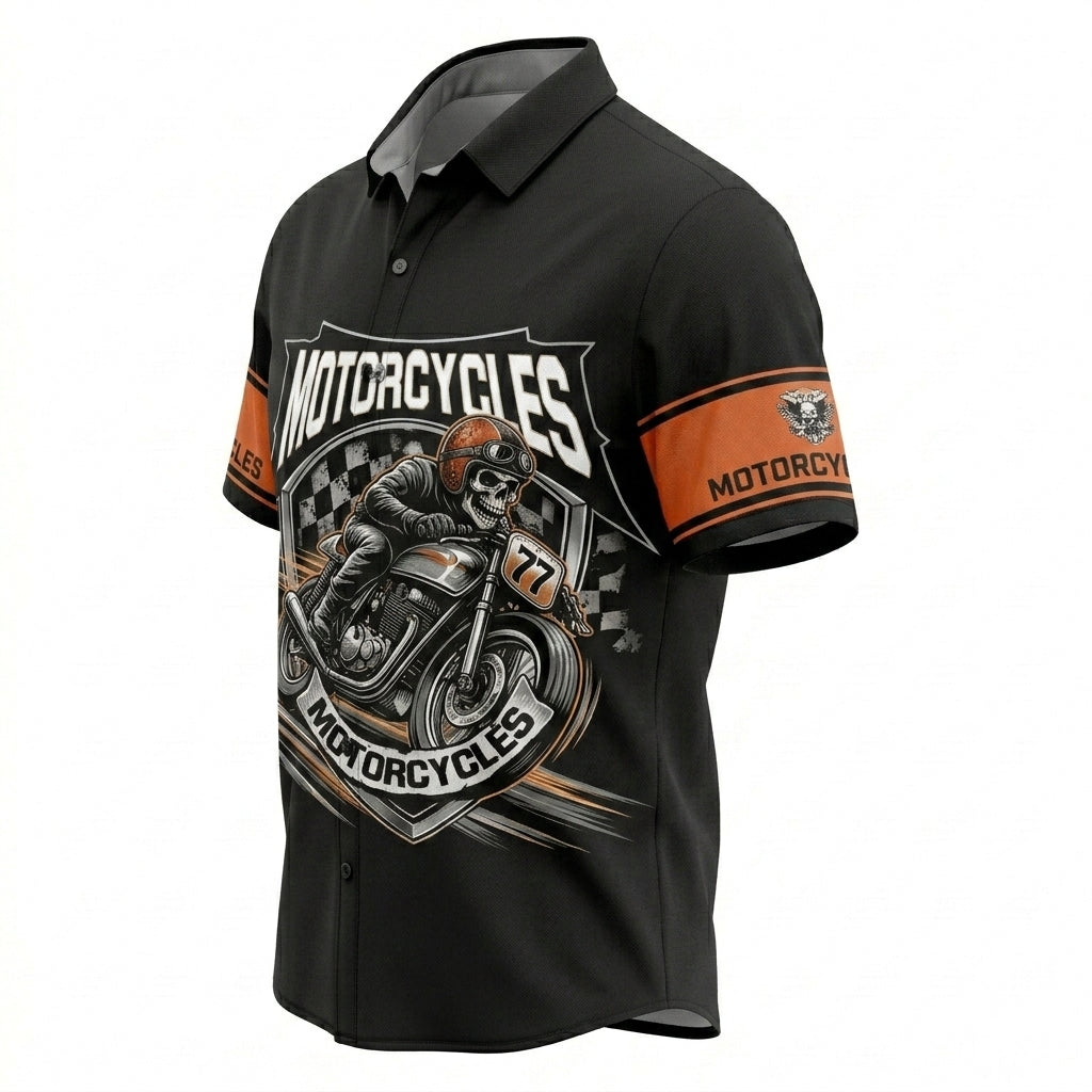 Riders Legend Motorcycles Button Shirt RL3