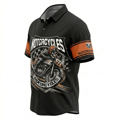 Riders Legend Motorcycles Button Shirt RL3