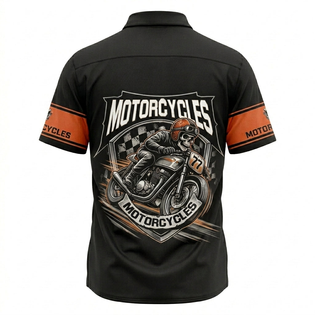 Riders Legend Motorcycles Button Shirt RL3