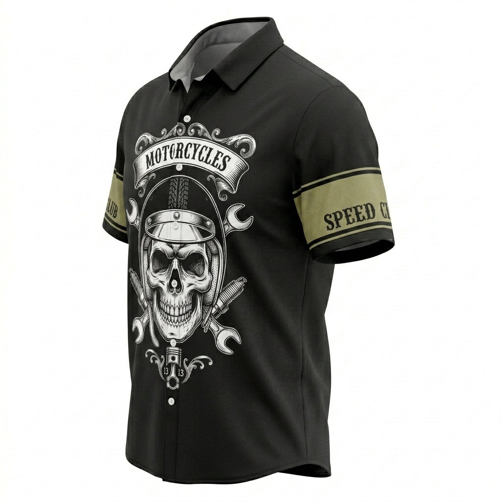 Riders Legend Motorcycles Button Shirt RL4