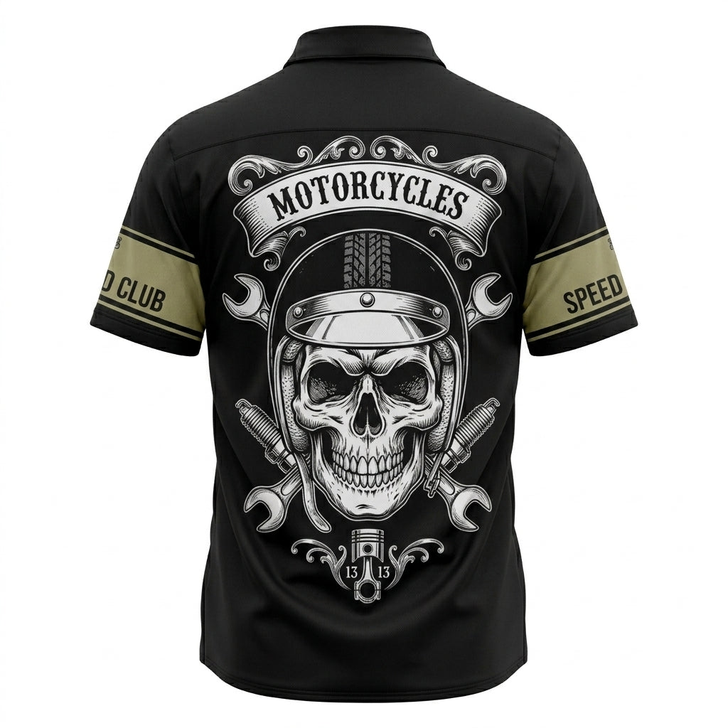 Riders Legend Motorcycles Button Shirt RL4