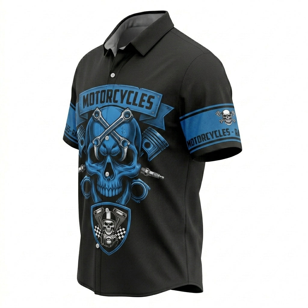Riders Legend Motorcycles Button Shirt RL6
