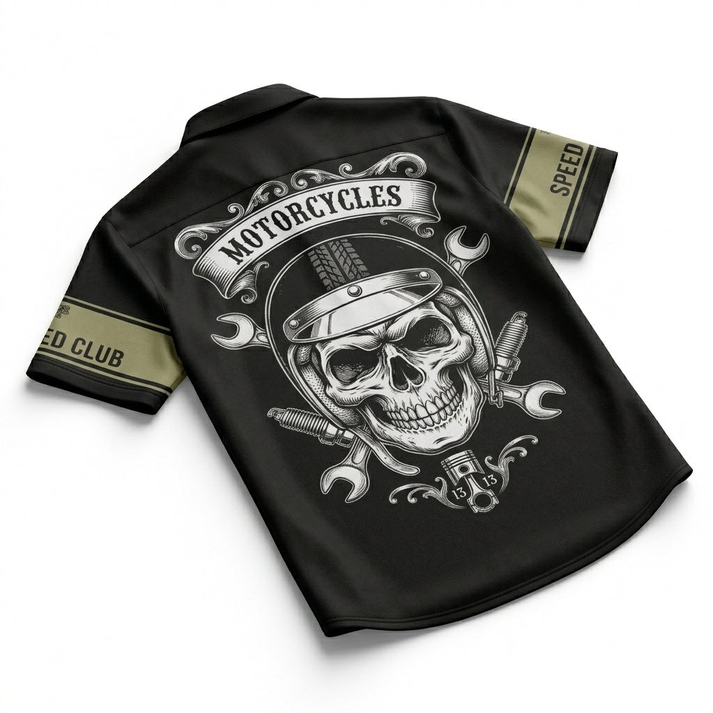 Riders Legend Motorcycles Button Shirt RL4