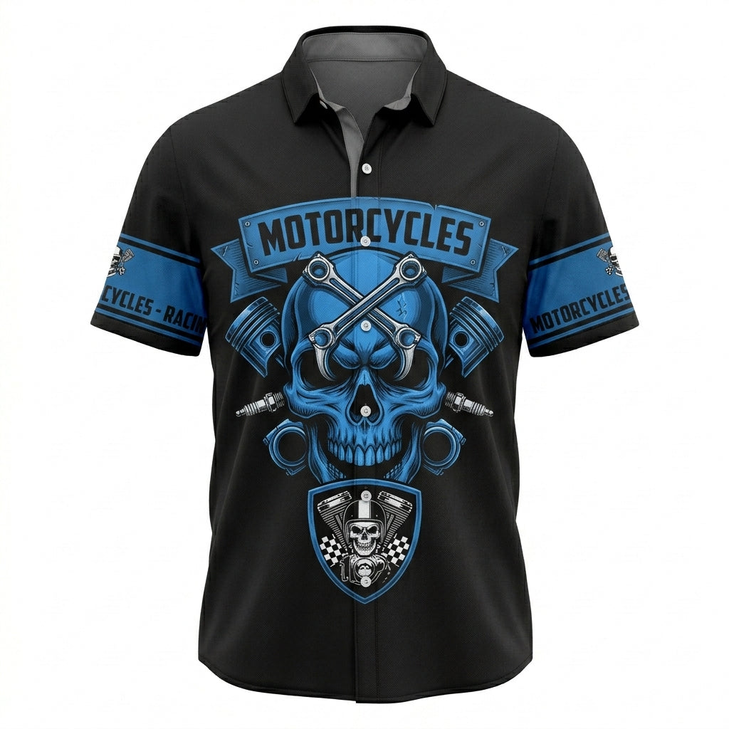 Riders Legend Motorcycles Button Shirt RL6
