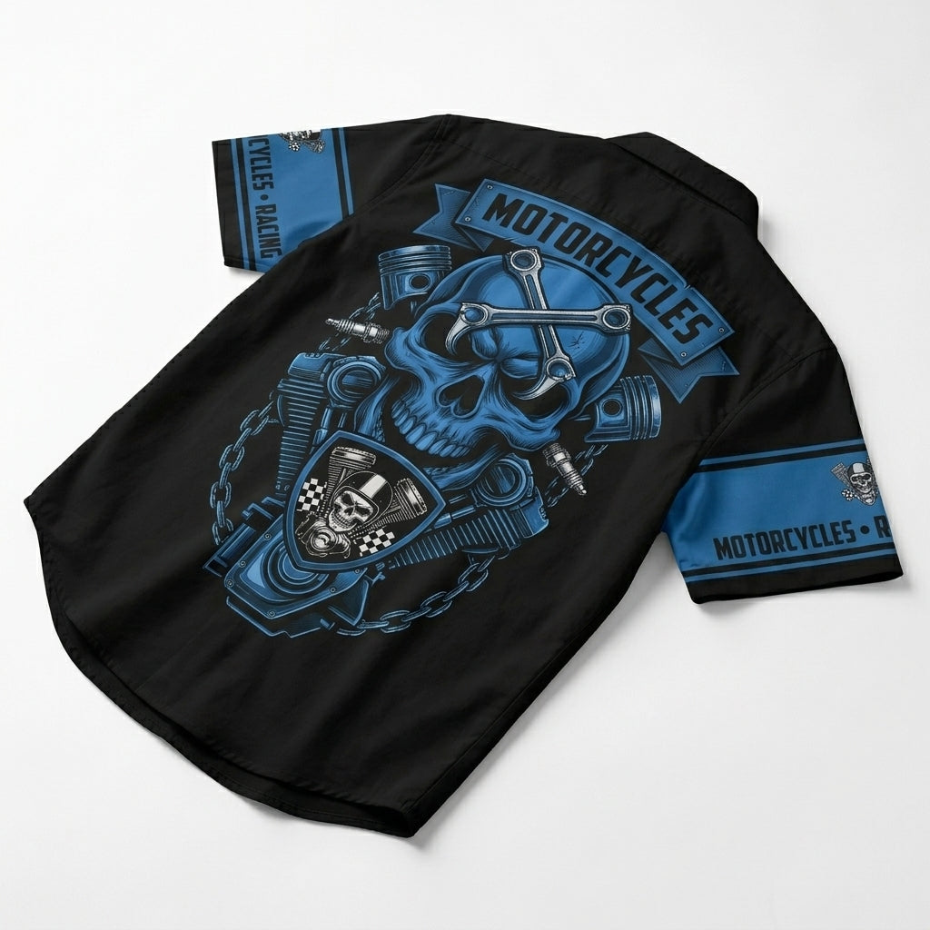 Riders Legend Motorcycles Button Shirt RL6