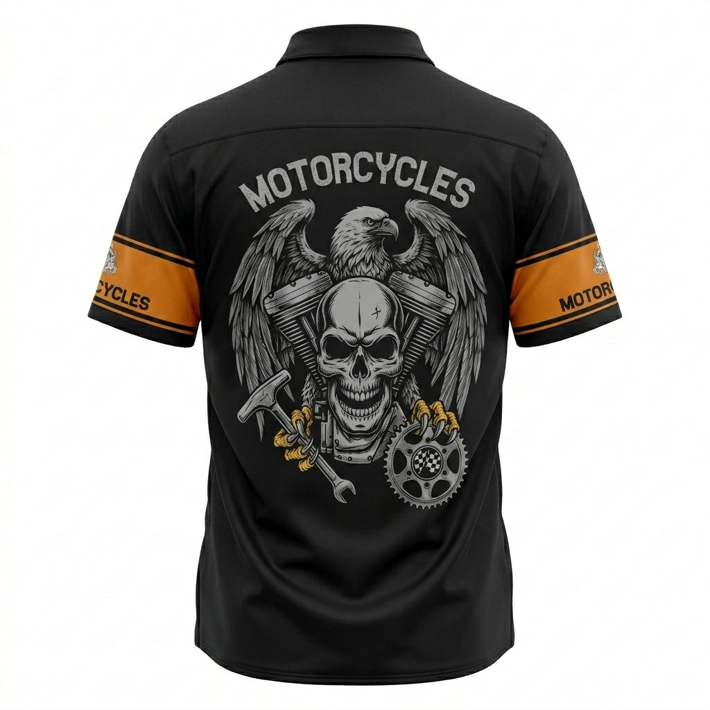 Riders Legend Motorcycles Button Shirt RL8
