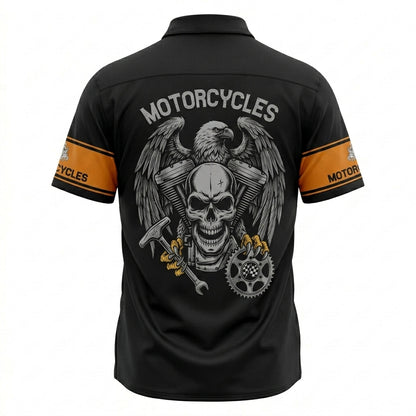 Riders Legend Motorcycles Button Shirt RL8