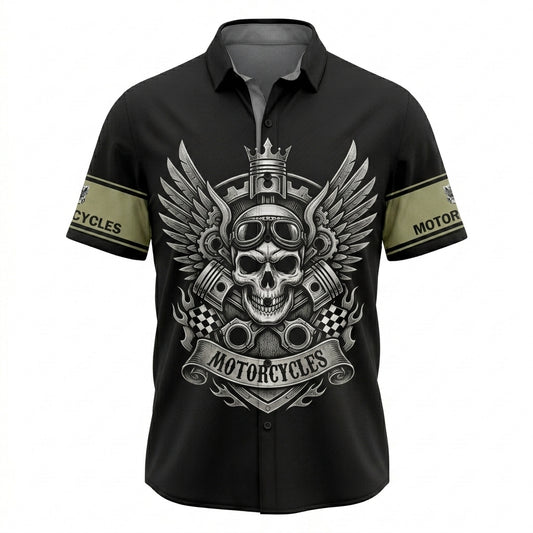 Riders Legend Motorcycles Button Shirt RL8