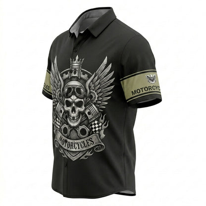 Riders Legend Motorcycles Button Shirt RL8