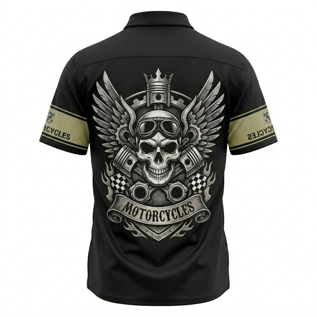 Riders Legend Motorcycles Button Shirt RL8