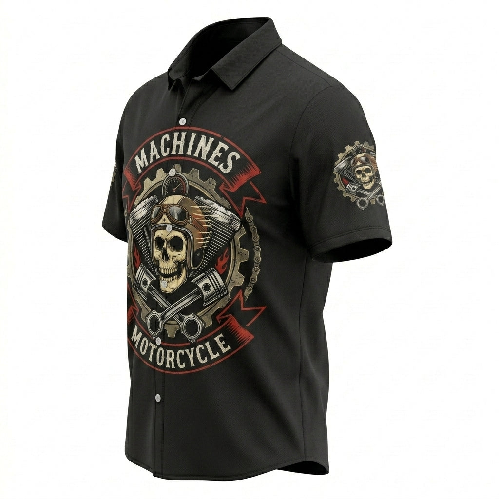 Riders Legend Motorcycles Button Shirt RL9