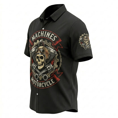 Riders Legend Motorcycles Button Shirt RL9