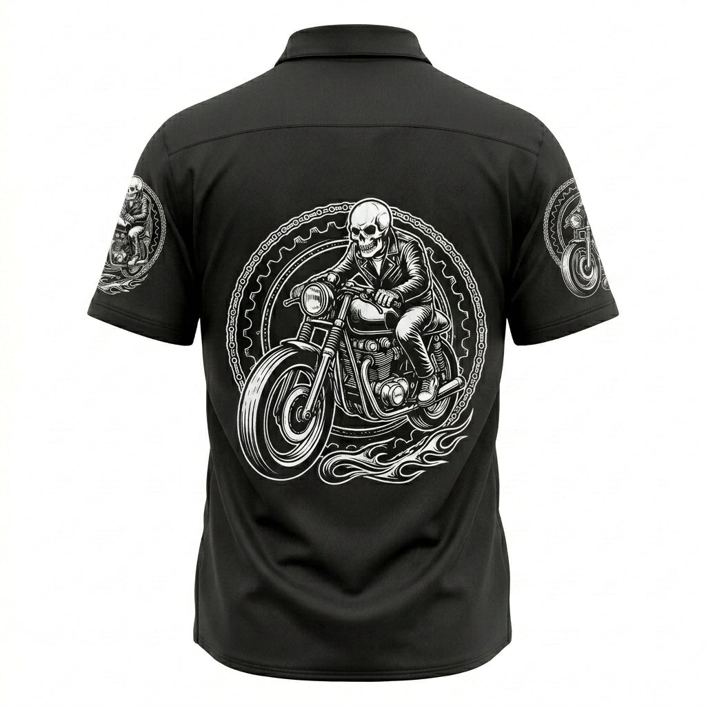Riders Legend Motorcycles Button Shirt RL10