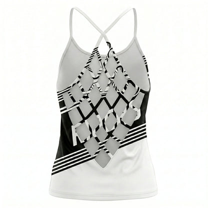 Riders Legend CRISS CROSS OPEN BACK CAMISOLE TANK TOP DESIGN RL7