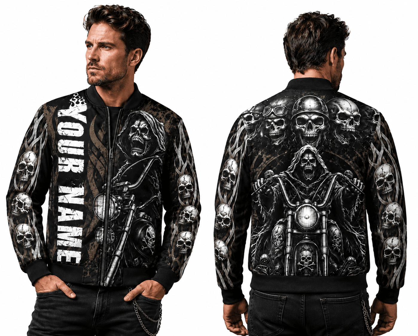 Riders Legend Bomber Jacket Design 3D Full Printed RL18