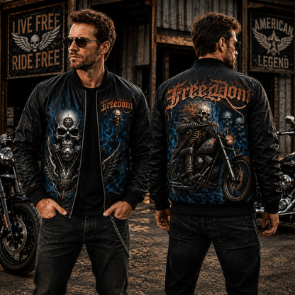 Riders Legend Bomber Jacket Design 3D Full Printed RL27